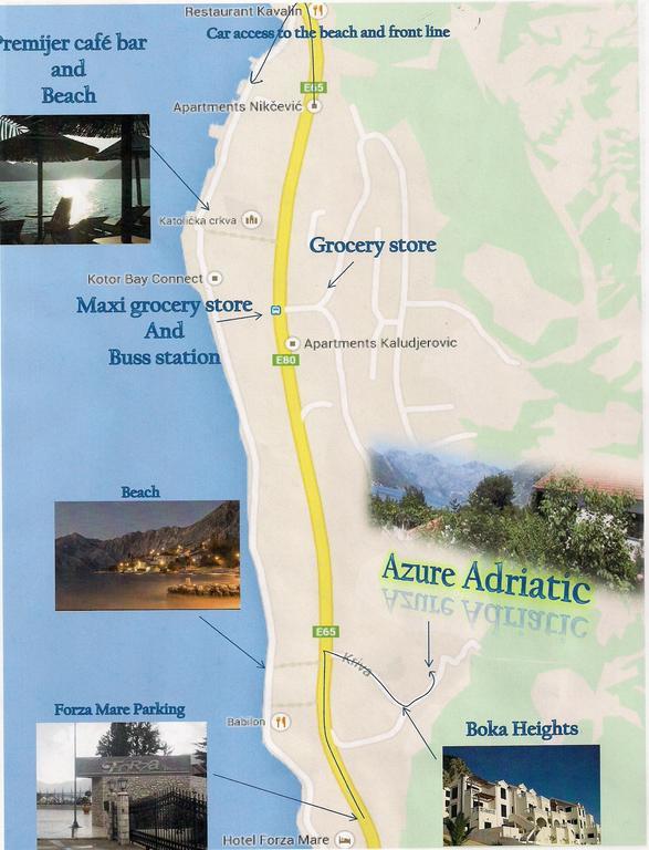 Azure Adriatic Apartman Kotor Szoba fotó